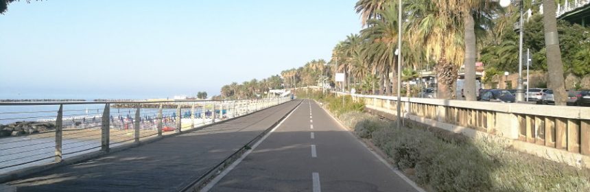 pista ciclabile ospedaletti san lorenzo