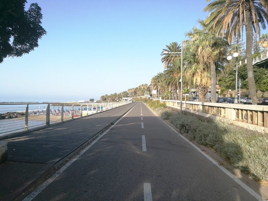 Pista ciclabile da Ospedaletti a San Lorenzo al Mare